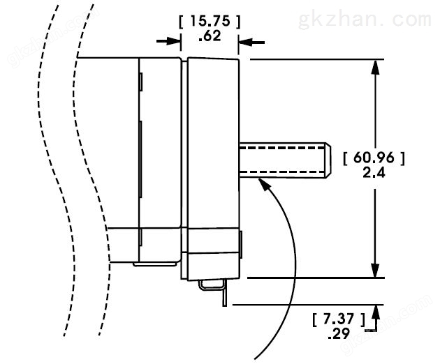 Size 23 Linear Actuator Encoder