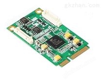 PCM-24D2R2-BE mini PCI-E转2口RS232工业级多串口卡