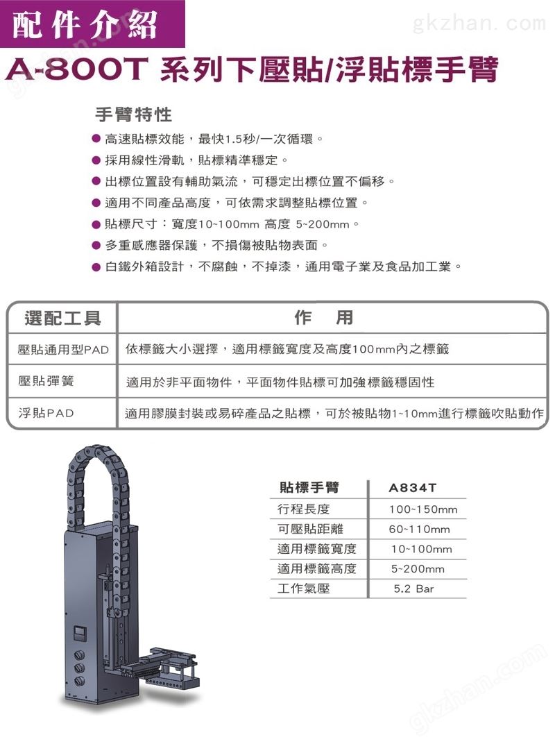 全自动小型不干胶平面贴标机