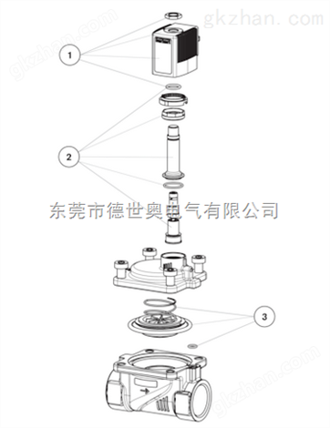 BURKERT6281 - 伺服辅助式两位两通隔膜电磁阀