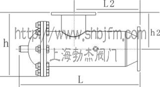 直角式自动反冲洗排污过滤器结构图