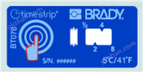 贝迪不可逆温度监控指示标签