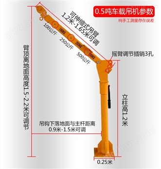 万喜堂app下载网页版 500公斤便携式车载小吊机参数