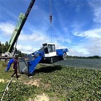 厂家现货城市全自动水上割草船 水草船