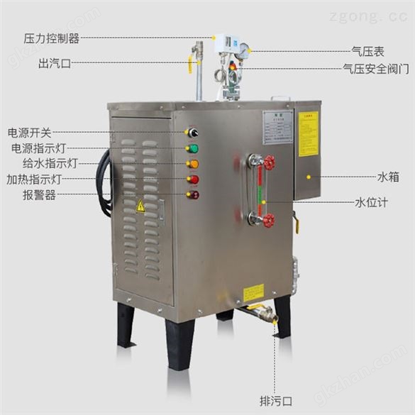 地毯生产印染清洁可用全自动蒸汽发生器