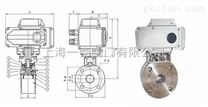 电动超薄球阀（电动对夹球阀），上海一泰阀门
