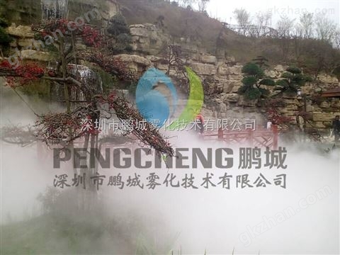 万喜堂彩票app下载中心 玻璃房顶喷雾降温丨假山景观造雾工程