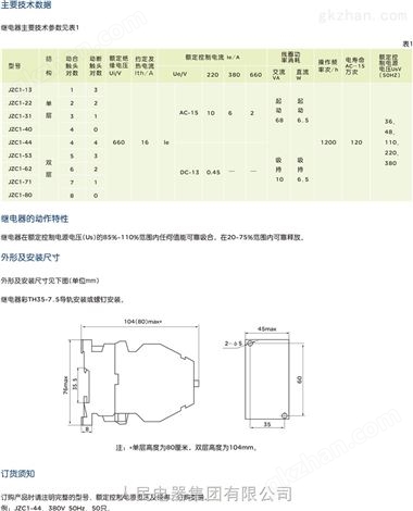 人民电器继电器，人民电器中间继电器