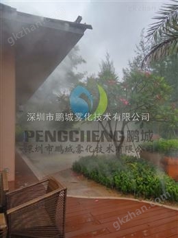 万喜堂app下载老虎机 房顶降温工程丨景区雾森设备