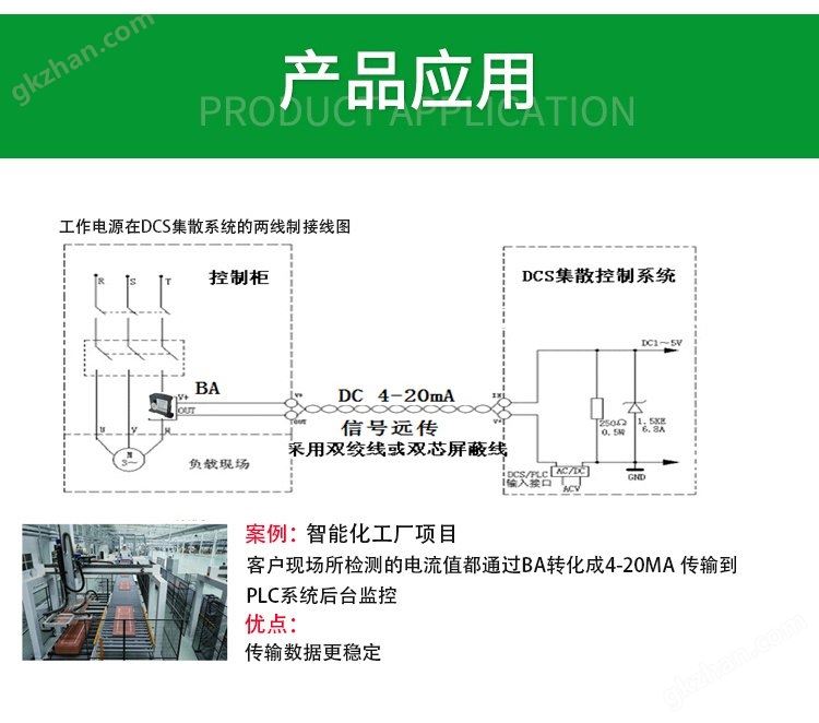 安科瑞BA05-AI/I<strong><strong>穿孔式交流电流传感器 变送输出4-20mA</strong></strong>示例图5