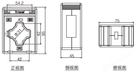 线路保护装置 低压馈线保护 安科瑞ALP200-400 开孔91x44 零序断相不平衡保护 测量控制通讯一体示例图11