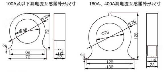 线路保护装置 低压馈线保护 安科瑞ALP200-400 开孔91x44 零序断相不平衡保护 测量控制通讯一体示例图12