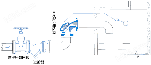 万喜堂彩票注册开户 100A角型定水位阀1