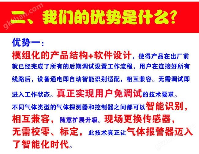 可燃有害气体报警器模块化结构