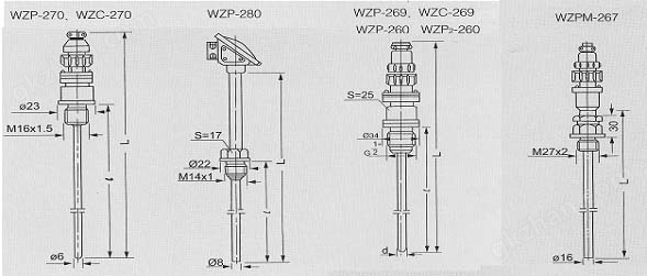 WZP-269|单支的铂热电阻