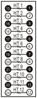 M20热流道温控箱接线方式4