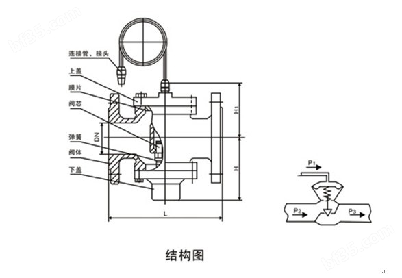 自力式压差控制阀 