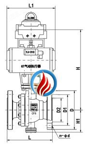 防爆型气动球阀 (固定式阀体)