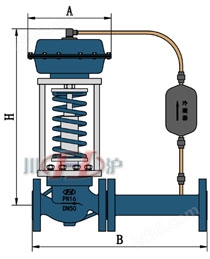 ZZYP/M自力式压力调节阀 (带冷凝罐) 