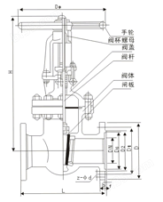 闸阀结构图