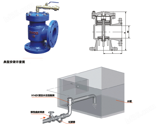 H142X液压水位控制阀
