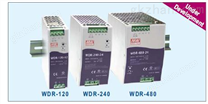 明纬 WDR-480系列单相宽电压输入薄型轨道式电源 