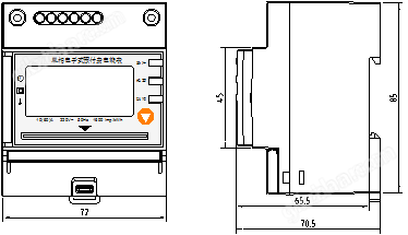 三相预付费电能管理表