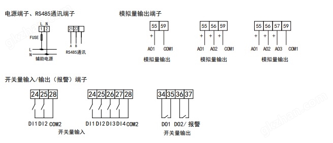 工业液晶数显电力检测仪表