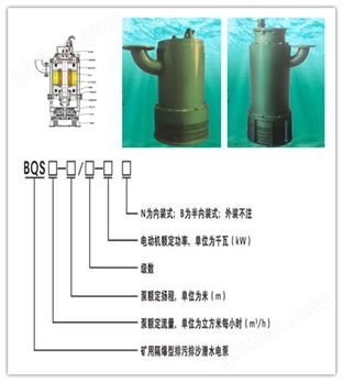 万喜堂彩票官网平台 BQS防爆排沙泵 潜水电泵
