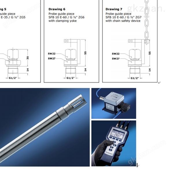 流量传感器HoentzschTA10 ... ZG1b系列