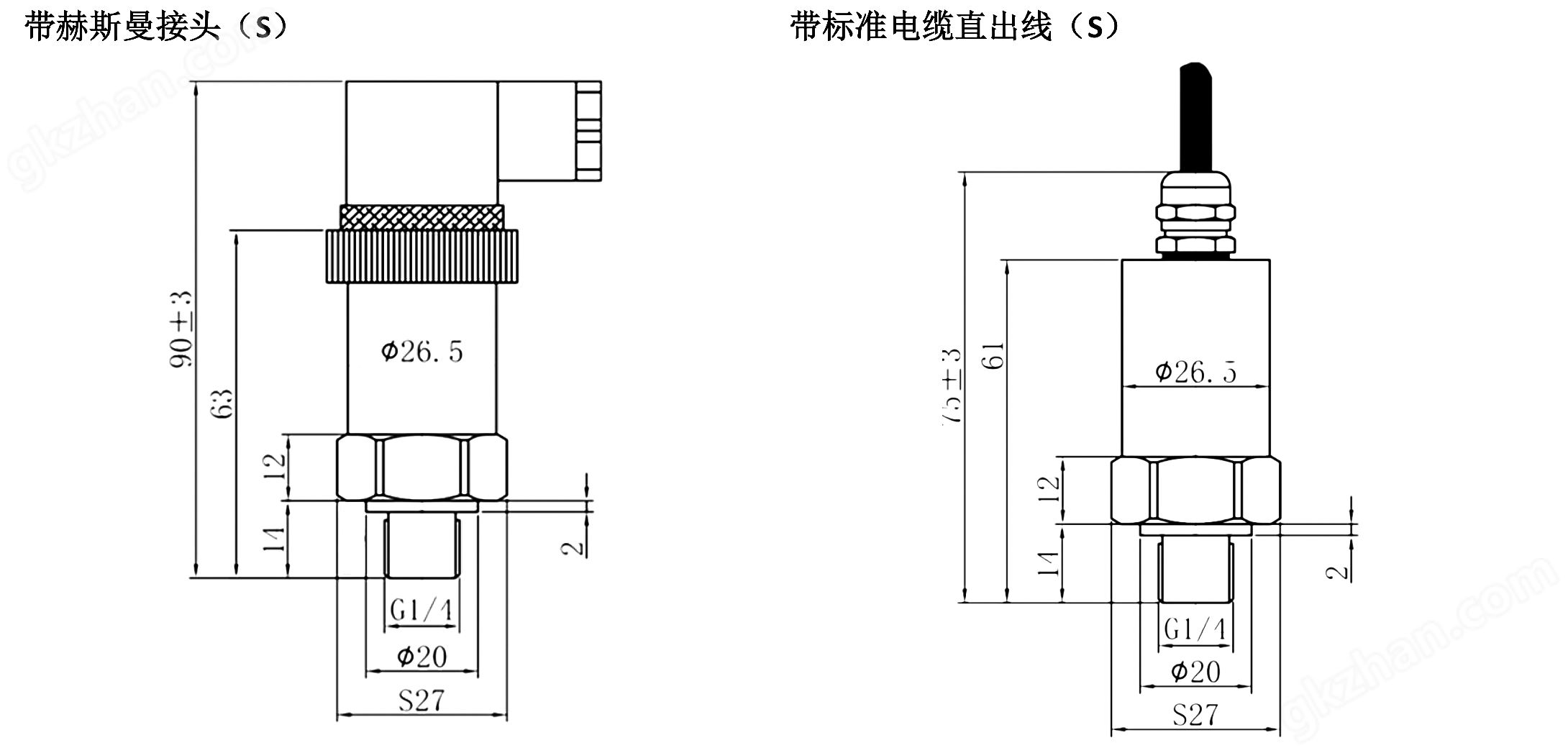 PTL405尺寸图