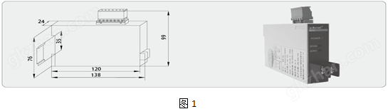 工业三相交流电力变送器