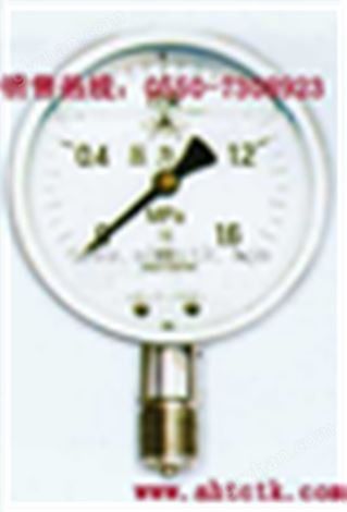 耐酸不锈钢压力表（YN-series of seismic pressure gauges）