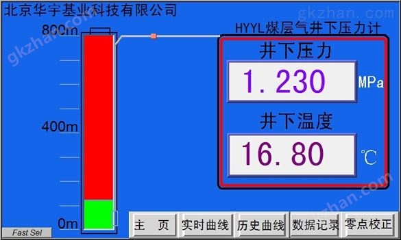 直读式井下电子压力计