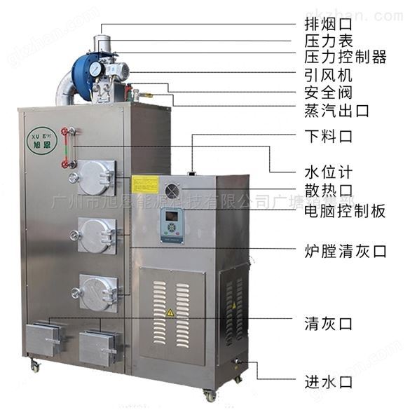 旭恩100公斤生物质蒸汽发生器节能环保