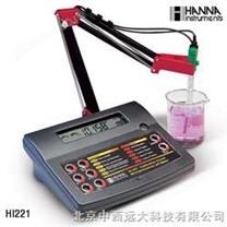 哈纳仪器专/台式实验室酸度计/ORP/温度测定仪 型号:HANNA HI 221C