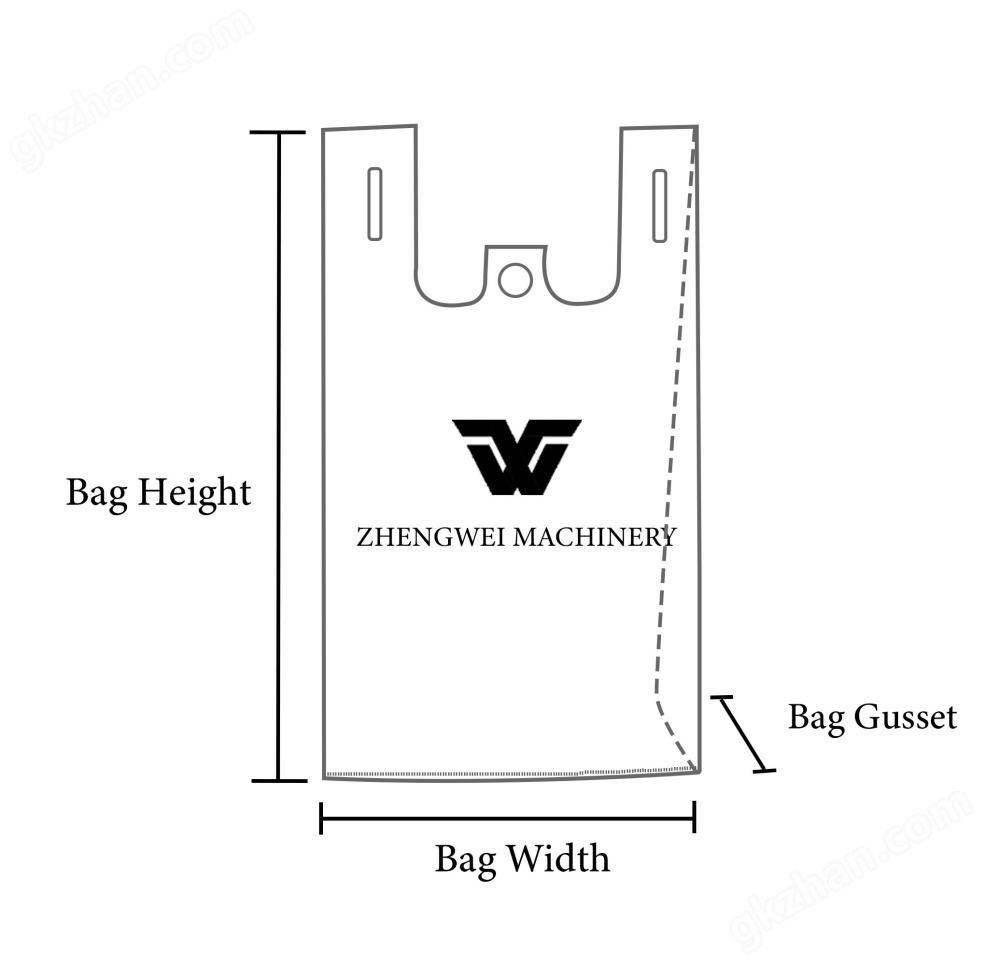 万喜堂app下载老虎机 ZW-FB800-2双道背心袋制袋机