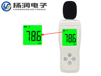 噪音计LCD段码液晶显示屏