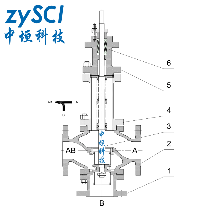 ZAZQ导热油电动波纹管密封三通温控阀